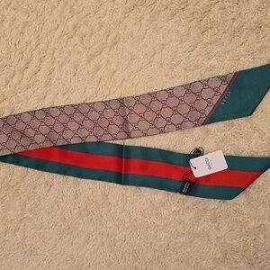 GG Logo Bag Or Hair Scarf Silk